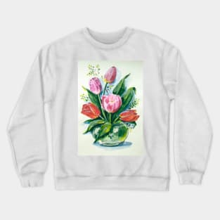 Bouquet of Tulips Crewneck Sweatshirt